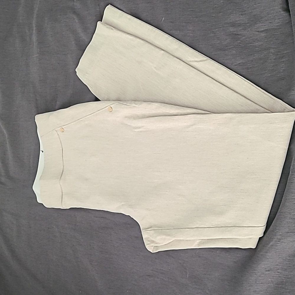 Light Khaki Tan Pull on Ankle Skinny Pant